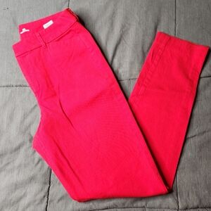 Old Navy Pixie High Rise Red Pants TALL